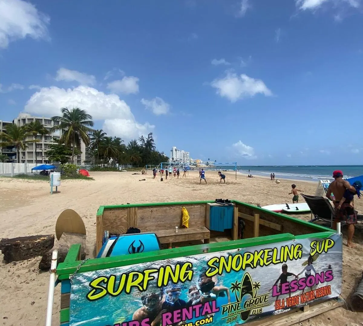Beachfront Wave At Isla Verde San Juan